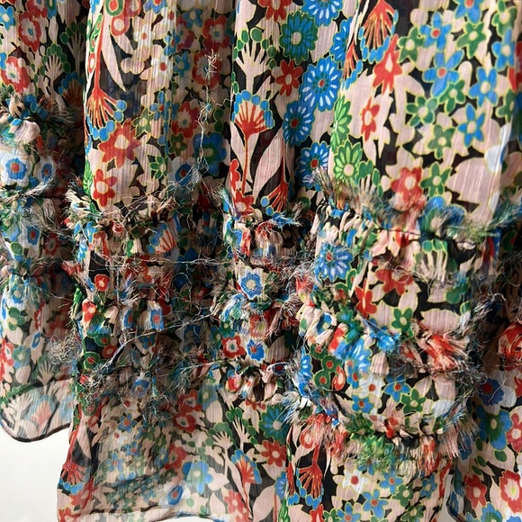 RTR 
Ted Baker London
Amadea Skirt Maxi Skirt Size 3 Multicolored Floral pleated - Picture 9 of 10